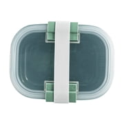 Mainstays Food Storage Snack Container, Plastic, Rectangle, Green, 19oz Capacity, Best Used for On-the-Go Snacks and Small Portions