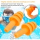 thumbnail image 5 of 6 pares de tapones para los oídos de silicona reutilizables, tapones para los oídos resistentes al agua con reducción de ruido, 3 colores con bolsa de almacenamiento Ormromra HMHZ232, 5 of 7
