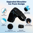 thumbnail image 7 of Comfytemp Shoulder Ice Pack Wrap with 2 Reusable Gel Inserts, Adjustable Compression for Shoulder Pain Relief & Post-Workout Recovery, 7 of 7