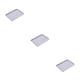 thumbnail image 2 of Wosthever Bandeja de té rectangular brillante y hermosa para la hora del té Bandeja de té rectangular de plástico multifuncional grande gris Type1 NO1, 2 of 6