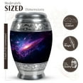thumbnail image 2 of JAGASY Purple Galaxy Funeral Urn for Ashes Adult Male, Dark Blue Urns for Human Ashes Keepsake, Galaxy Nebula Decorative Urns for Friends, Cosmic Small Cremation Urn for Boys & Girls, (3 Inch), 2 of 7