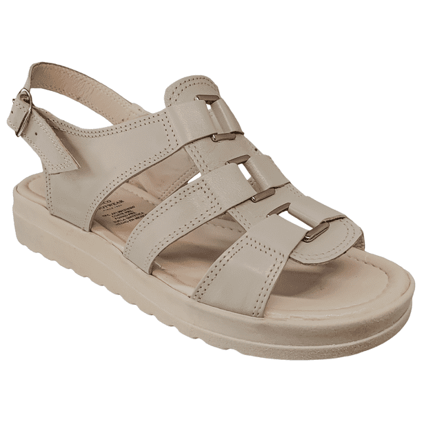 Sandalias Mujer Casuales Piel Vacuno de Broche Versatil para Playa Huarache  Para Diario - Main Image