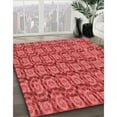 thumbnail image 2 of Ahgly Company Indoor Rectangle Patterned Ferrari Red Area Rugs, 8' x 12', 2 of 6