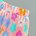 thumbnail image 4 of Ccpelsie Girls Clothes 2PC Summer Outfits Bow Short Sleeve T-shirts and Elastic Waist Shorts Set Kids Clothes Girls 6-14Y(Pink,9-10 Years), 4 of 6