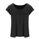 thumbnail image 5 of Puntoco - Camiseta de manga corta para mujer, informal, suelta, suave, color sólido Puntoco Puntoco-5924, 5 of 8