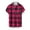 Hot Pink, variant on Men's Buffalo Plaid Outdoor Recreation Clothing Casual Button Down Shirts for Party Club Hip Hop Black XXL