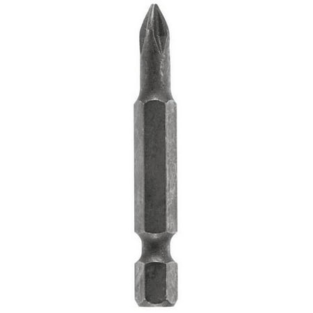 Steel City Power Tools S-B Power Tool 4181541 2 in. Length, No. 1 Point - Power Square Screwdriver Bit, Itp1201 - Steel ()