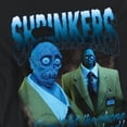 thumbnail image 2 of Beetlejuice Beetlejuice Shrinkers Homage Women's Crop Top T-Shirt, Black, Medium, 2 of 4