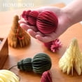 thumbnail image 5 of Adornos navideños de papel para colgar en el árbol de Navidad, muñeco de nieve, farol, forma de caramelo, para festivales, 5 of 5
