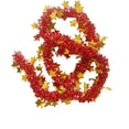 thumbnail image 2 of Christmas Tinsel Garland Collapsible Gold Star Sequin Garland Xmas Tree Tinsel Hanging for Christmas Party Indoor and Outdoor Apartment Party Decoration,78.74in (Red), 2 of 6