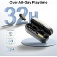 thumbnail image 6 of Monster Open Ear Wireless Earbuds, Comfortable Clip-on Earbuds with Noise Cancellation, Touch Control & IPX5 Waterproof Headphones for Sport, Black, 6 of 8