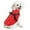 Red, variant on PcEoTllar Winter Dog Coat with Harness, Waterproof Reflective Dog Winter Jacket, Thick Fleece Snowsuit Christmas Vest for Small/Medium Dogs 14-24 lbs, Blue