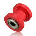 thumbnail image 4 of Motorcycle Bike Red 8mm Chain Roller Slider Tensioner Guide Pulley Dirt New, 4 of 11