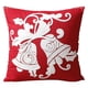 thumbnail image 1 of Cubiertas de Almohada de Navidad, Nuevo Lienzo de Algodón Bordado Ciervo Nieve Cojín de la Almohada de Navidad, Decoración Festiva Del Hogar para Sofá Cama Sillón, 1 of 8