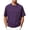 Purple, variant on Men's Plus Size Short Sleeve Rivet T-Shirts Casual Crewneck Summer Tops Loose Fit Fashion Streetwear Stylish Tee Shirt White M