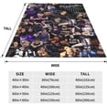 thumbnail image 5 of Couverture Légère Rhea Wrestler Ripley pour Climatiseur, Couverture King Size pour Toutes les Saisons, Couvertures Douces pour Voiture et Course 40"x30 Pouces, 5 of 5