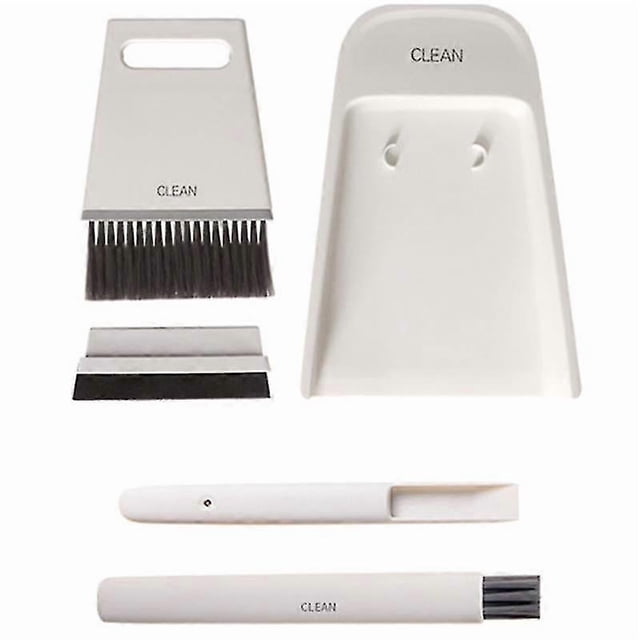 Desktop B And Dpan Set Hold Wiper B Cleaning D Slit Brush Set Grey And
