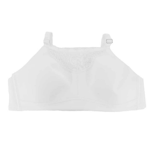 Brassiere Bras Jade para Dama Microfibra con Encaje en Escote Blanco Talla 38B