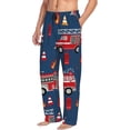 thumbnail image 2 of Balery Fire Truck 1 print Men's Pajama Pants,Ultra Lightweight Pjs,Lounge Pant-XX-Large, 2 of 9