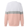 thumbnail image 6 of gakvbuo Plus Size Pullover Sweaters For Women Long Sleeve Sweatshirts Fall Tunic Tops Women's Pullover Round-Neck Long Sleeve Color Blouses Sweater Tops, 6 of 6