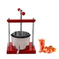 thumbnail image 2 of 1.6 Gallon Manual Fruit Wine Juicer Vegetable Herb Press Machine Stainless Steel, 2 of 12
