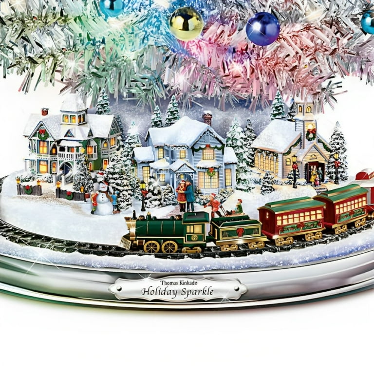 Christ Mas Bradford Exchange's Thomas Kinkade Silver Blessings, 17