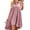 Pink, variant on Women's Sleeveless A-Line Dress Summer Casual Lapel Button Down Shirt Dress Asymmetrical Hem Flowy Dresses Tank Beach Dress, S-3XL