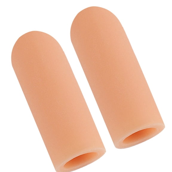 2pcs Soft Elastic Finger Protectors Ergonomic Finger Sleeves for Typing Sports Care