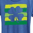 thumbnail image 3 of Instant Message - Negative Space Shamrock - Women's Short Sleeve Graphic T-Shirt, 3 of 6