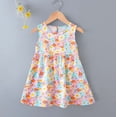thumbnail image 2 of ATOGUTA Dresses For Girls Straps Party Dresses Cute Printed Sleeveless Beach Sundress, Size 1T-11, 2 of 6