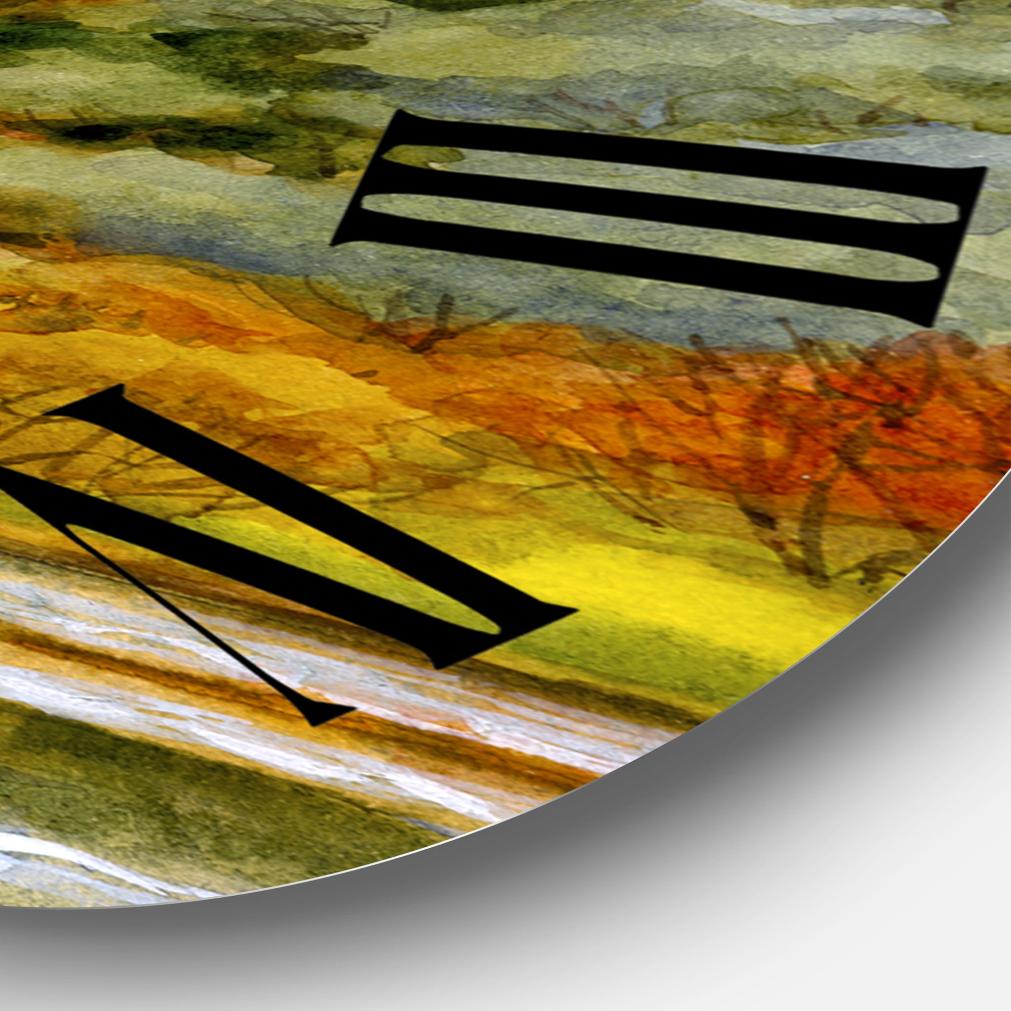 Designart 1 in Quartz Wall Clock
