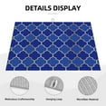 thumbnail image 4 of Kdxio Blue Gold Grid Lantern Shapes for Dish Drying Mat,24*18 inch Absorbent Dish Drainer Kitchen Counter,Large Size Dish Drying Pad for Countertops,Draining Racks, 4 of 9