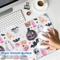thumbnail image 4 of Long Mouse Pads for Desk,Pastel Halloween Pattern Desk Mats on Top Of Desks, Desk Mouse Pad Extra Large with 3mm Non-Slip Base and Stitched Edge for Gaming,Office,Work,Home 31.5x11.8in, 4 of 5