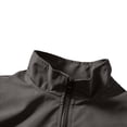 thumbnail image 7 of Mens Fall Jackets Zip Up Stand Up Collar Elastic Cuffs Trendy Casual Motorcycle Coats with Pocket Dark Gray M, 7 of 7