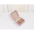 thumbnail image 6 of Unique Bargains Mini Jewelry Box for Women PU Leather Organizer with Zipper Pink, 6 of 7