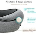 Airplane Travel Neck Pillow Memory Foam Neck Support with Seat Strap