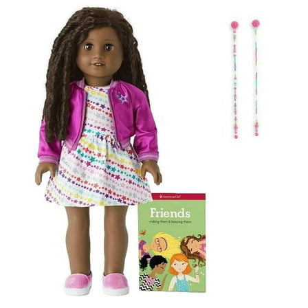 American Girl Doll #67 Black Hair Dark Skin Brown Eyes Beachy Braids Truly Me DN67 18" Doll
