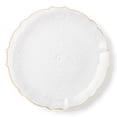 thumbnail image 2 of White / Gold Luxe Wedding Plastic Plates Party Bundle w/ Gold Plastic Cutlery 20 Pack, 2 of 6