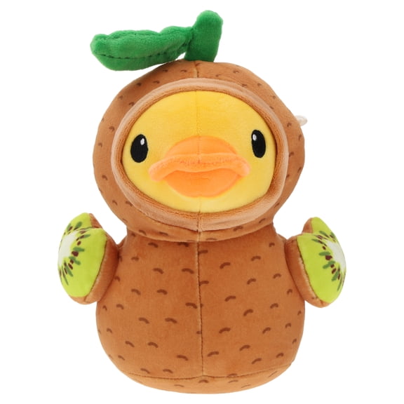 Small Kiwi Duck Plush, Brown and Yellow, Summer by Way To Celebrate