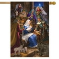 thumbnail image 2 of Briarwood Lane Holy Family Christmas House Flag, 2 of 4