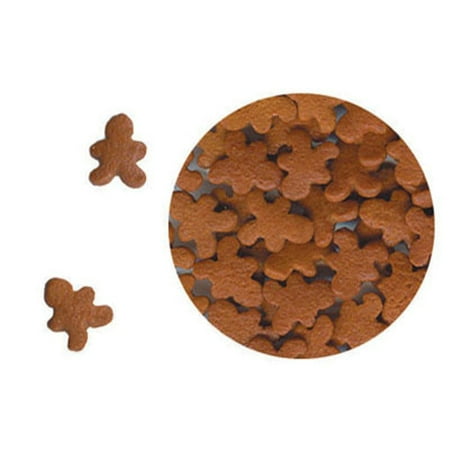 Gingerbread Men Edible Confetti Sprinkles - 8 oz