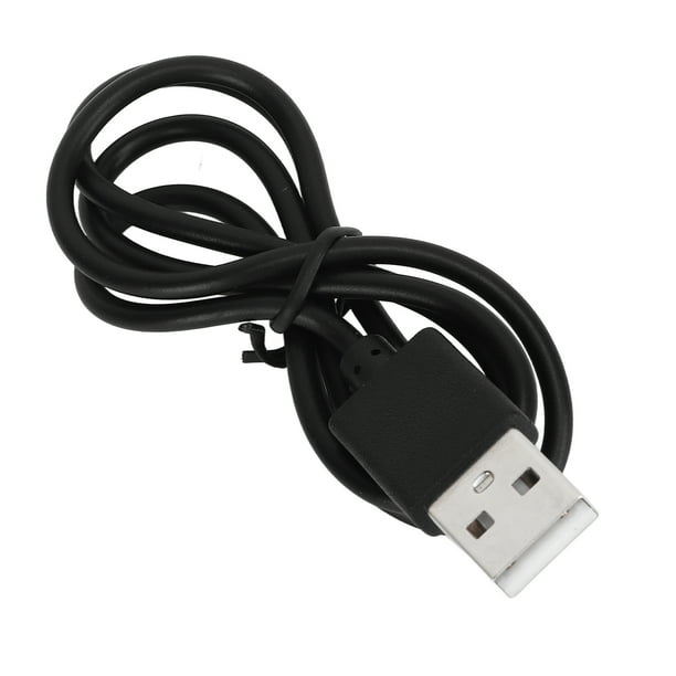 Cable De Carga Inteligente 2P Datos Magnéticos USB Cargador Negro Portable Portable