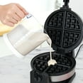 thumbnail image 5 of Tovolo Quick Mix Batter Hand Powered Mixing Blender Tool with Easy Measure System, White/Candy Apple Red/Clear, 5 of 5