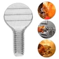 thumbnail image 5 of HOOWIFFY Rotisserie Replacement Wing Screws for Grilled Forks Silver Durable Stainless Steel Parts, 5 of 7