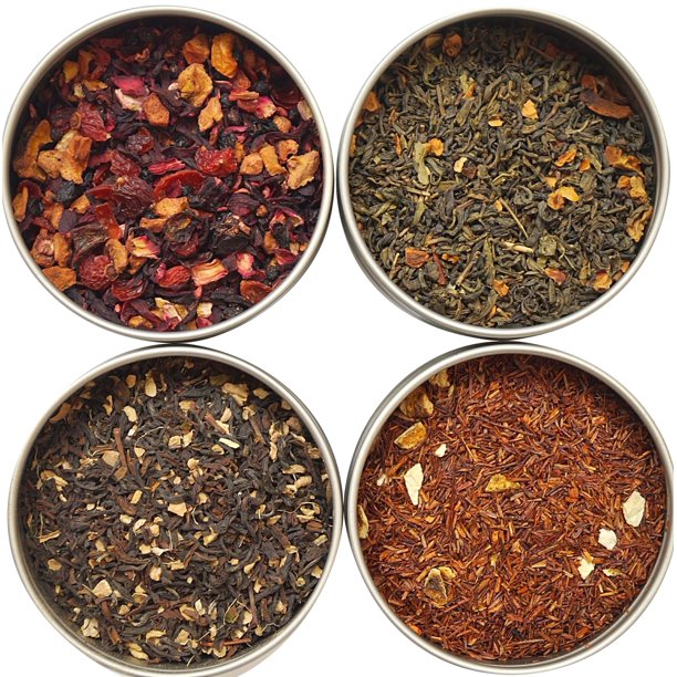 Heavenly Tea Leaves Flavored Loose Leaf Tea Sampler, 4 Count Walmart