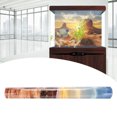 thumbnail image 3 of Fish  Background Paper, Non-  PVC Thickened Fish  Decoration Poster, Sun And Desert Style Waterproof Yellow For Aquarium Fish, 3 of 8