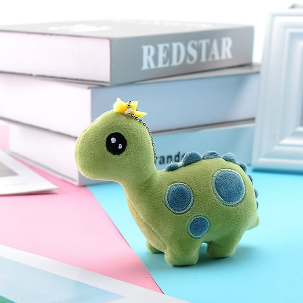 CNKOO Mini Cute Cartoon Crown Dinosaur Soft Plush Doll Hanging Toy