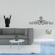 thumbnail image 2 of Estatua de resina con gesto de roca, moderna decoración de pared de metal, escultura creativa de mano, obra de arte de pergamino, adecuada para el, 2 of 8
