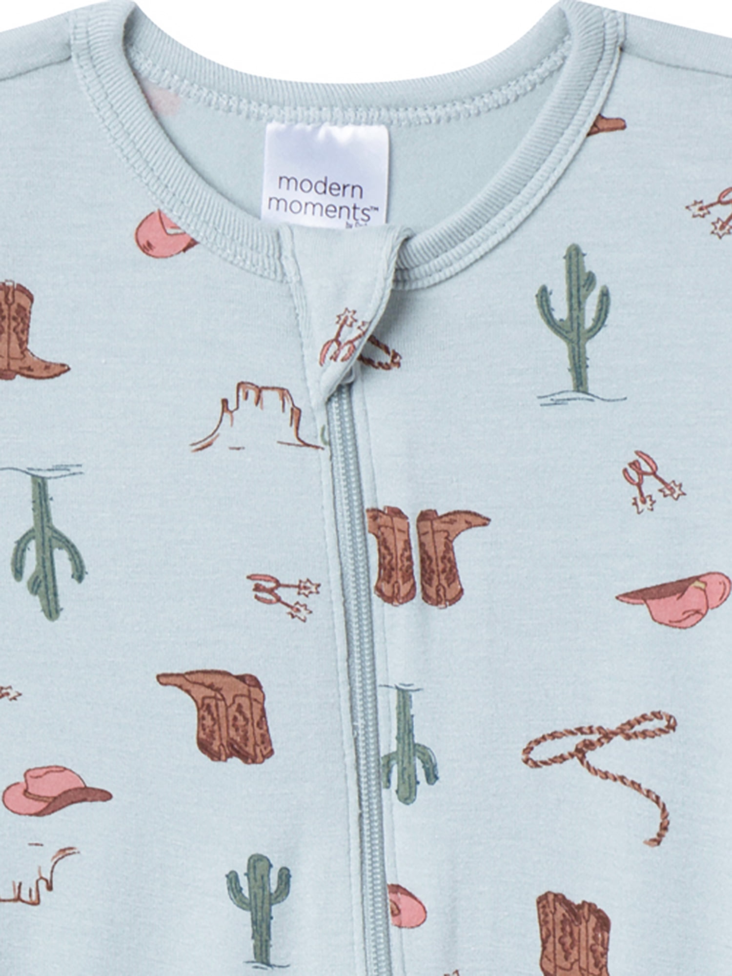 Modern Moments by Gerber Gender Neutral Super Soft Viscose Sleep 'N Play, Sizes Newborn - 6/9 Months
