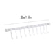 thumbnail image 2 of Multifunctional Slide Rail Hook Kitchen Storage Sliding Track Hook, 2 of 2